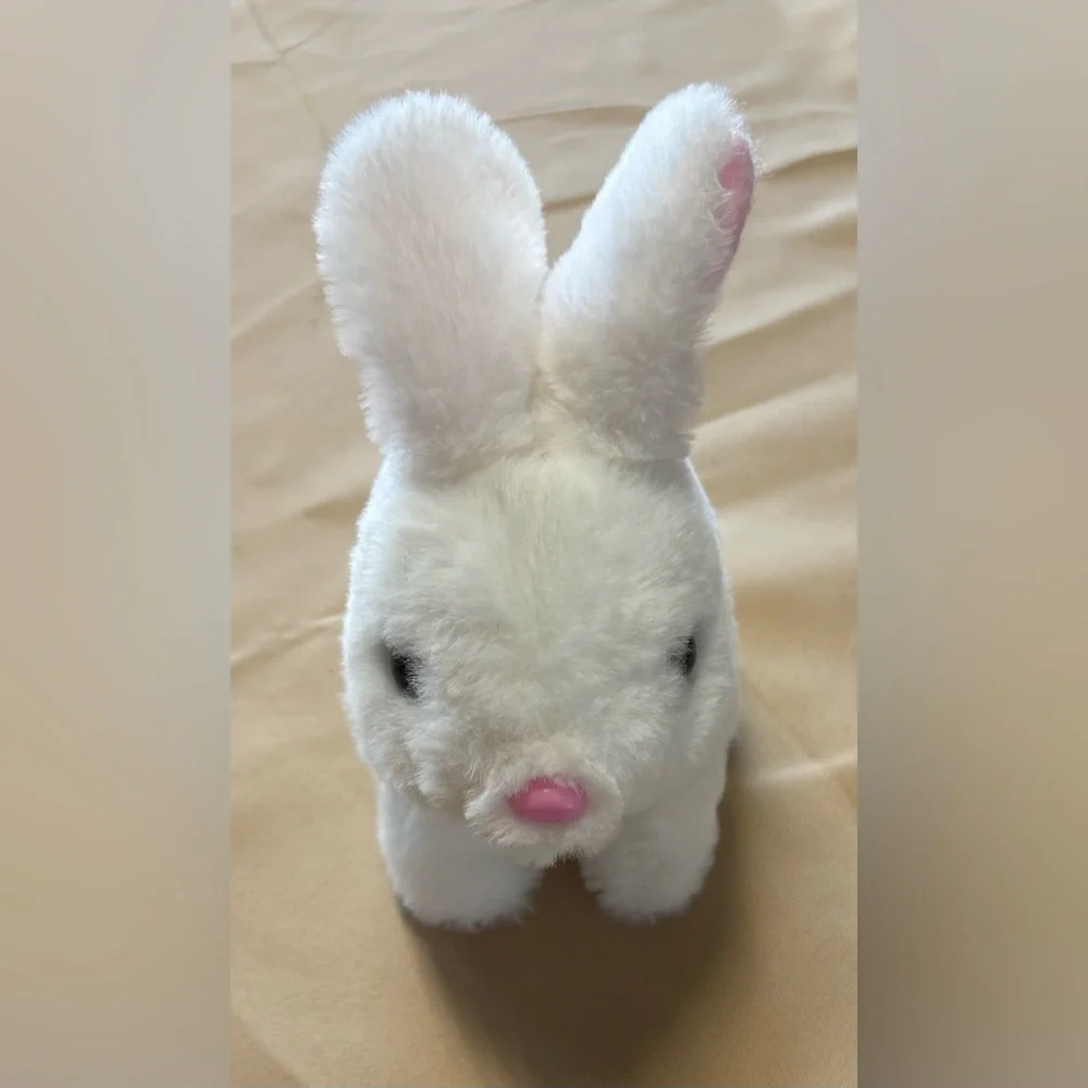 Interactive White‎ Bunny Plush Toy